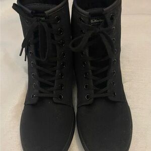 Dr. Martens Women's All-Black Combat Boots